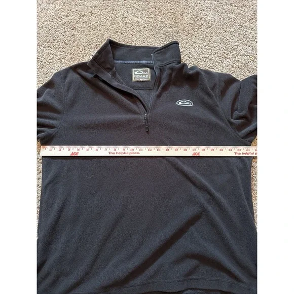 Drake Waterfowl Men's Camp Fleece 2.0 Pullover Black Size Large - Picture 4 of 7